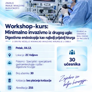 Minimalno invazivno iz drugog ugla: Digestivna endoskopija kao najbolji prijatelj hirurga