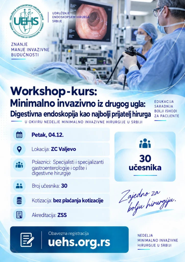 Minimalno invazivno iz drugog ugla: Digestivna endoskopija kao najbolji prijatelj hirurga