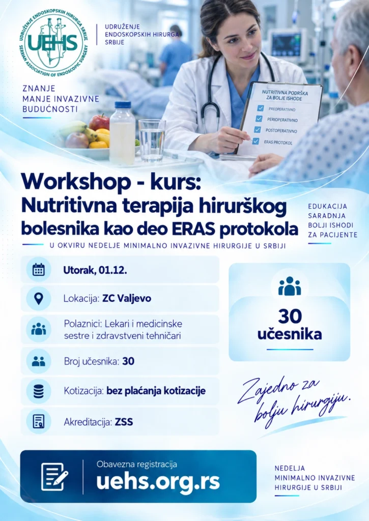 Nutritivna terapija hirurškog bolesnika kao deo ERAS protokola